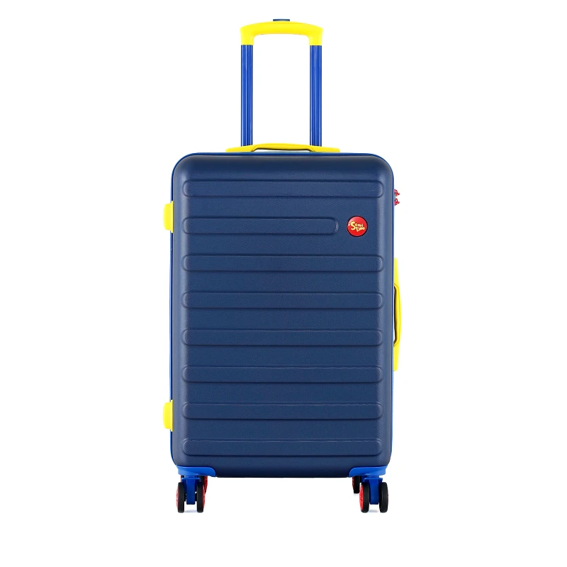 Semi Line Μεσαία Βαλίτσα Semi Line T5847-2 Σκούρο μπλε