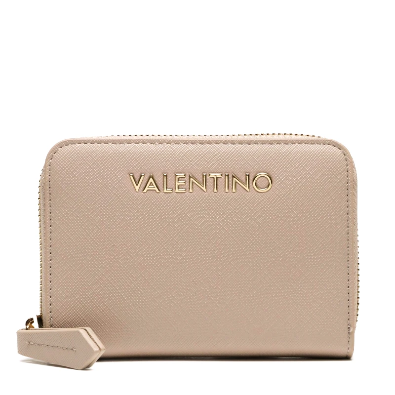 Valentino Μικρό Πορτοφόλι Γυναικείο Valentino Zero VPS7B3137 Μπεζ