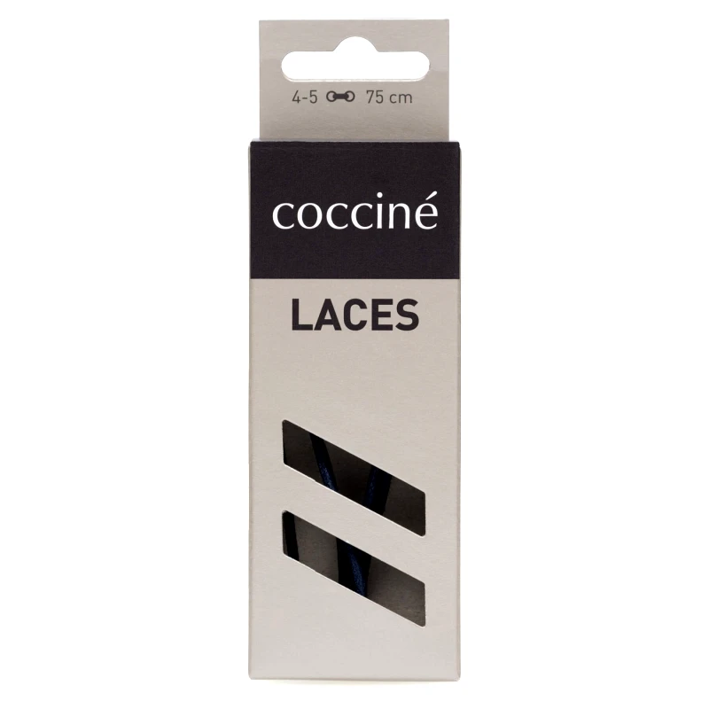 Coccine Κορδόνια παπουτσιών Coccine SZNUROWADŁA 75 cm F2 WOSKOWANE v.AZ Σκούρο μπλε