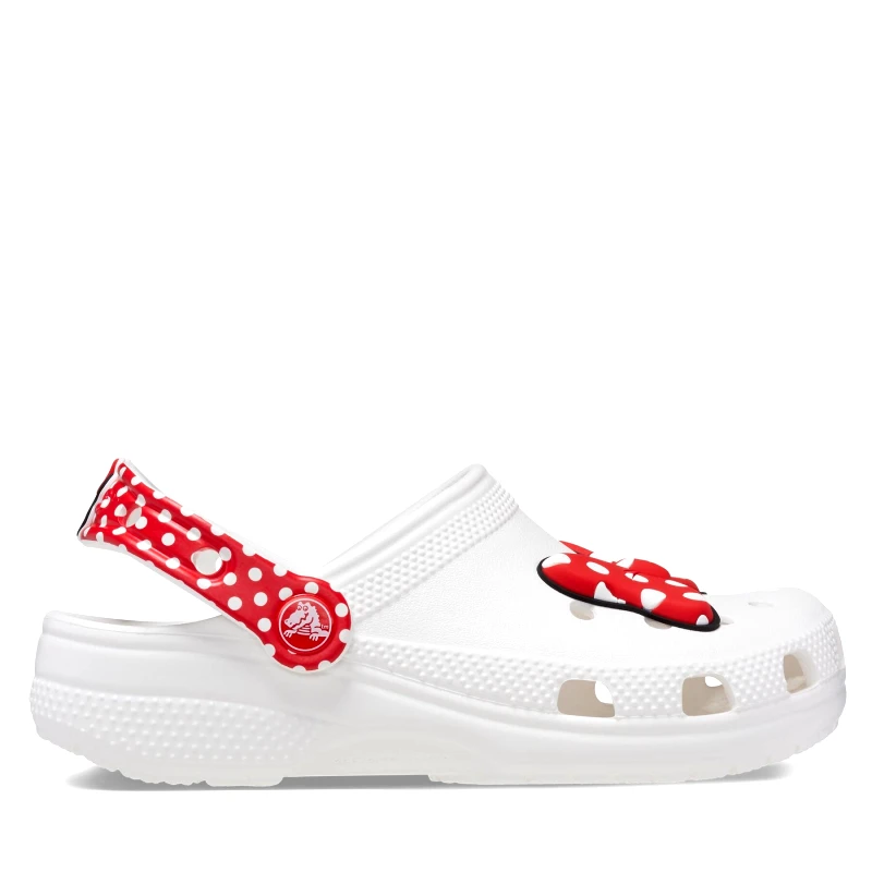 Crocs Παντόφλες Crocs Classic Disney Minnie Mouse Clog T208710 Λευκό