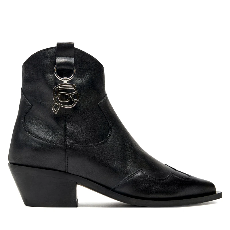 KARL LAGERFELD Μποτάκια KARL LAGERFELD Kansas KL33265 Μαύρο