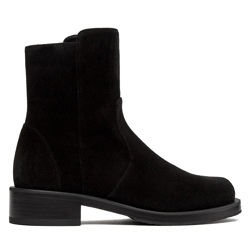 Stuart Weitzman Μποτάκια Stuart Weitzman 5050 Bold Zip Btie SG094 Μαύρο