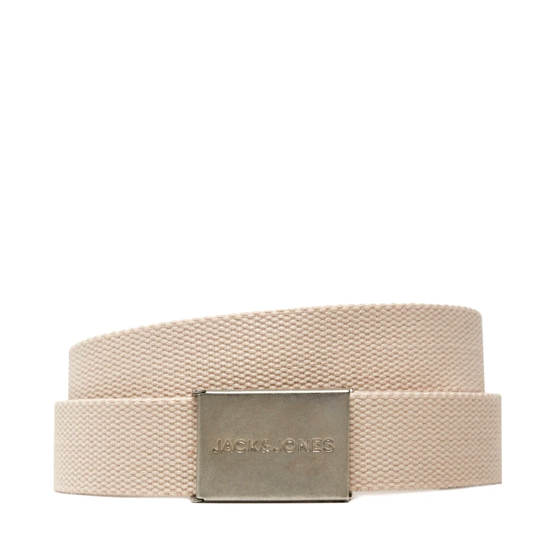 Jack&Jones Ζώνη Ανδρική Jack&Jones 12270575 Εκρού