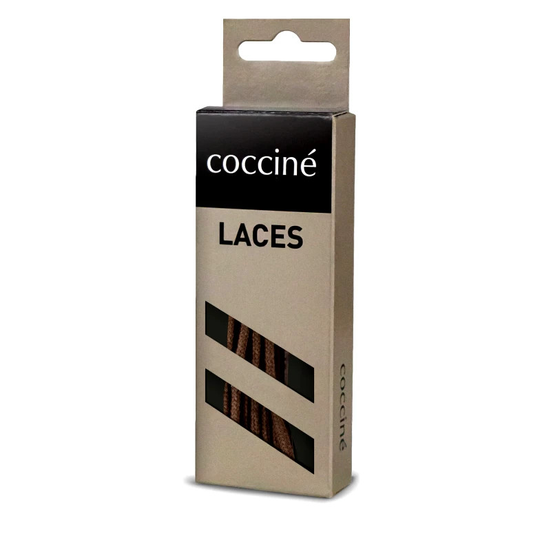 Coccine Κορδόνια παπουτσιών Coccine SZNUROWADŁA 75 cm F3 BAWEŁNIANE v.AZ Καφέ