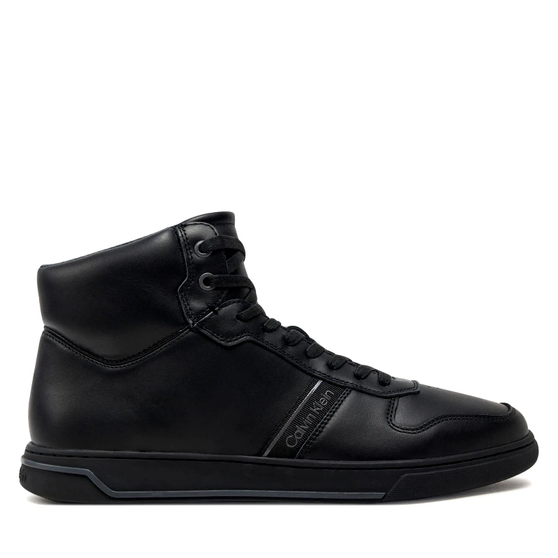 Αθλητικά Calvin Klein High Top Lace Up Logo HM0HM01492 Μαύρο φωτογραφία
