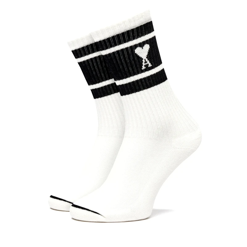 AMI PARIS Κάλτσες Ψηλές Unisex AMI PARIS USC001.AW0015 Λευκό