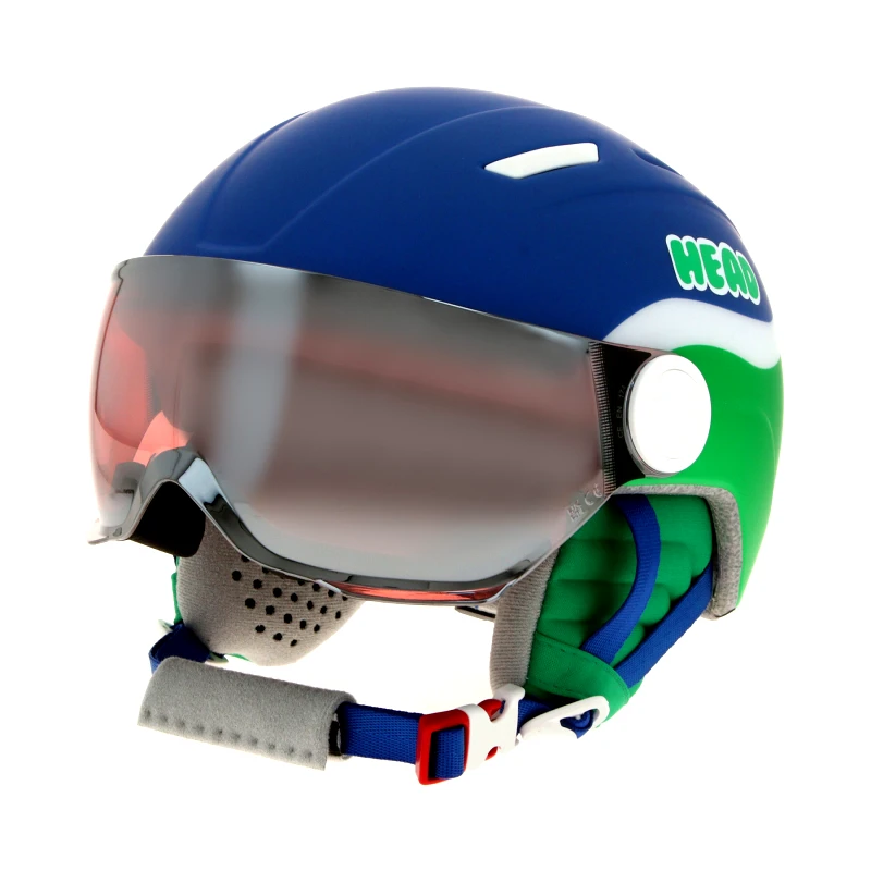 Head Κράνος Σκι Head Mojo Visor Blue/Green 328234 Μπλε