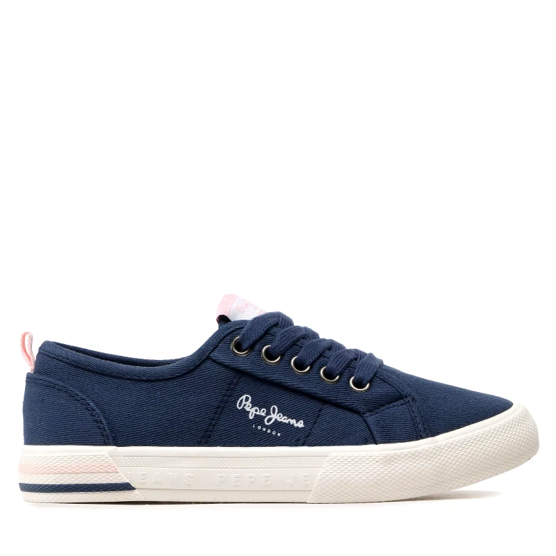 Pepe Jeans Πάνινα παπούτσια Pepe Jeans Brady Basic G PGS30561 Σκούρο μπλε