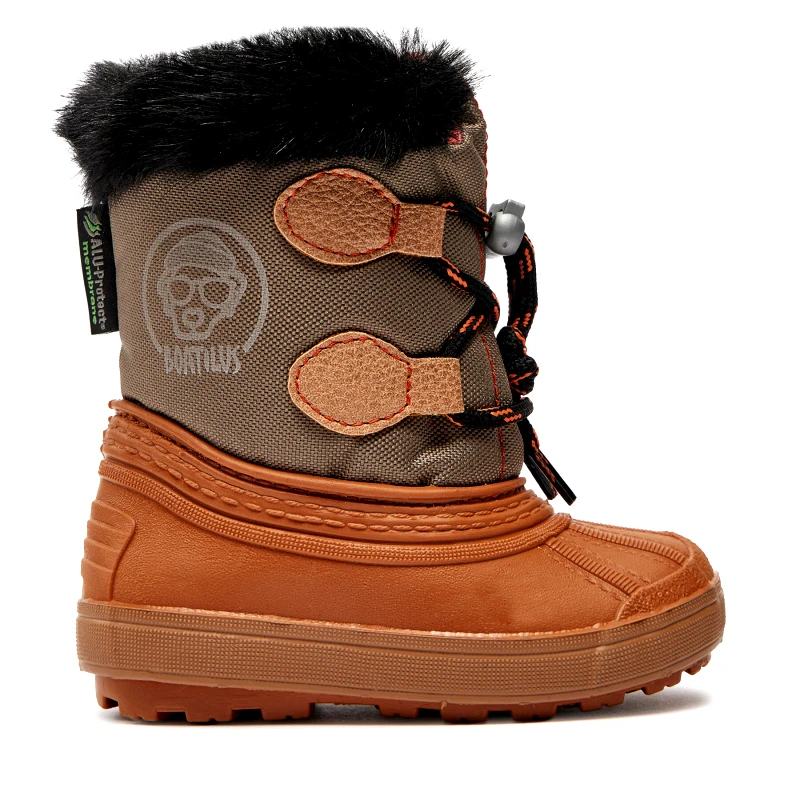 Boatilus Μπότες Χιονιού Boatilus Nippy 02 Sint. Leather Boot NN02 VAR.41NR Πορτοκαλί