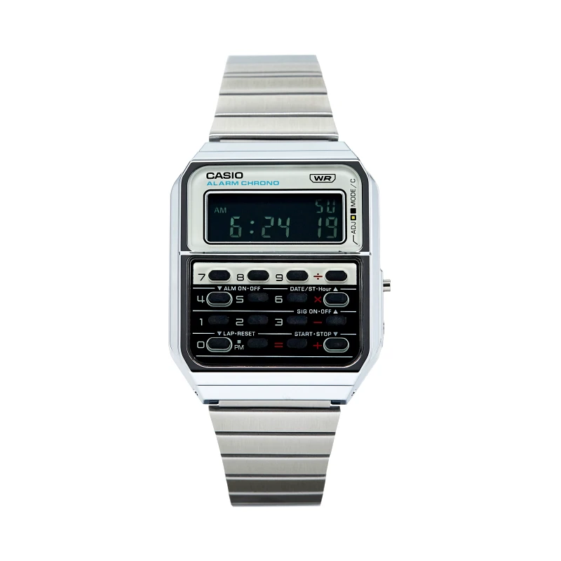 Ρολόι Casio Vintage CA-500WE-7BEF Ασημί φωτογραφία