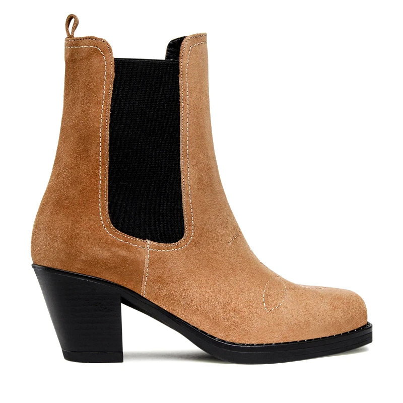 Simple Μποτάκια Simple SL-36-02-000064 Καφέ