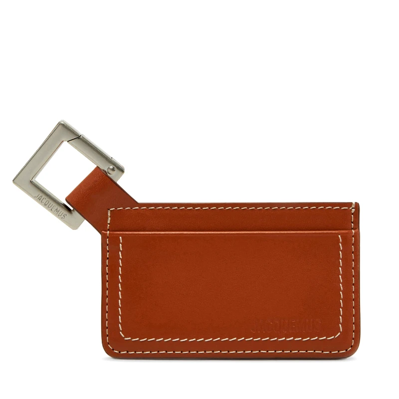 JACQUEMUS Θήκη πιστωτικών καρτών JACQUEMUS 24E245SL125 Καφέ
