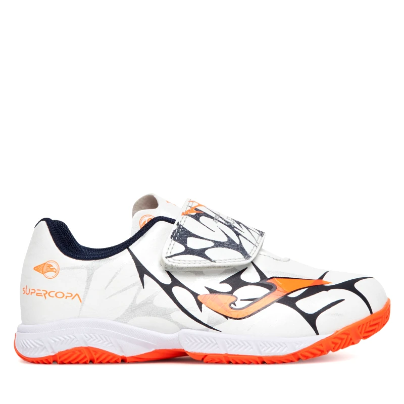 Joma Ποδοσφαιρικά Παπούτσια Joma Super Copa Jr 2502 SCJS2502INV Λευκό