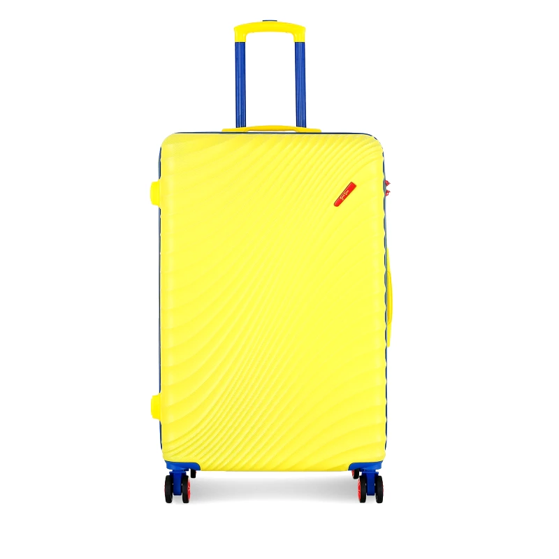 Semi Line Μεγάλη Βαλίτσα Semi Line T5934-3 Κίτρινο