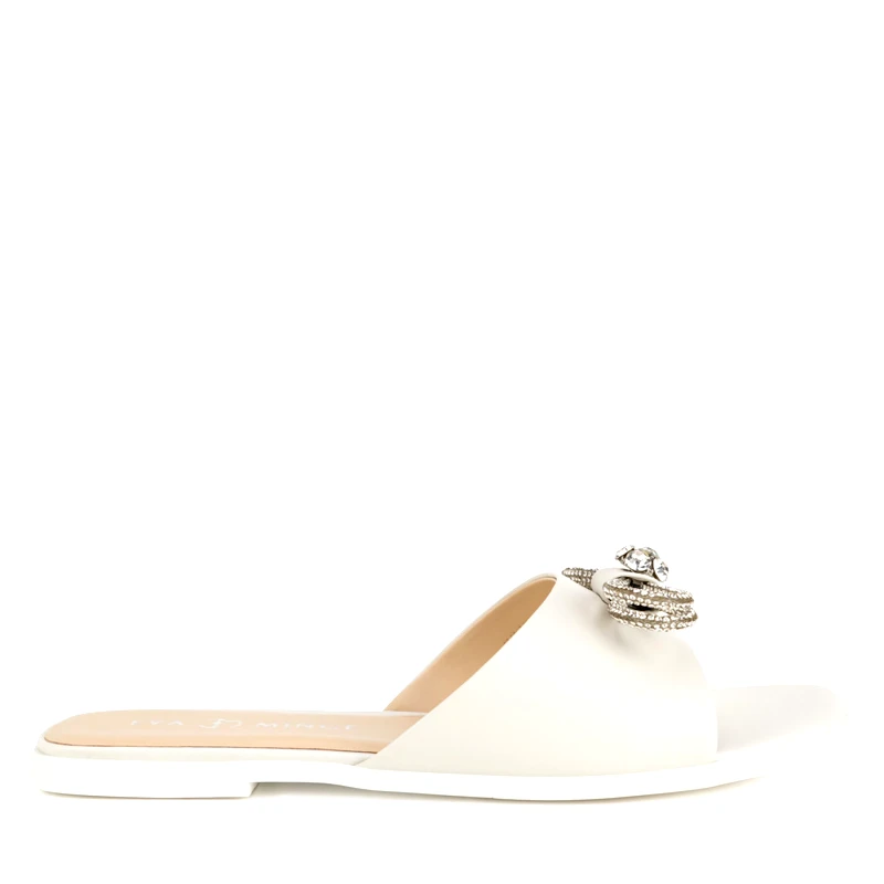 Eva Minge Παντόφλες Eva Minge AVA-V903L-2-1 Λευκό