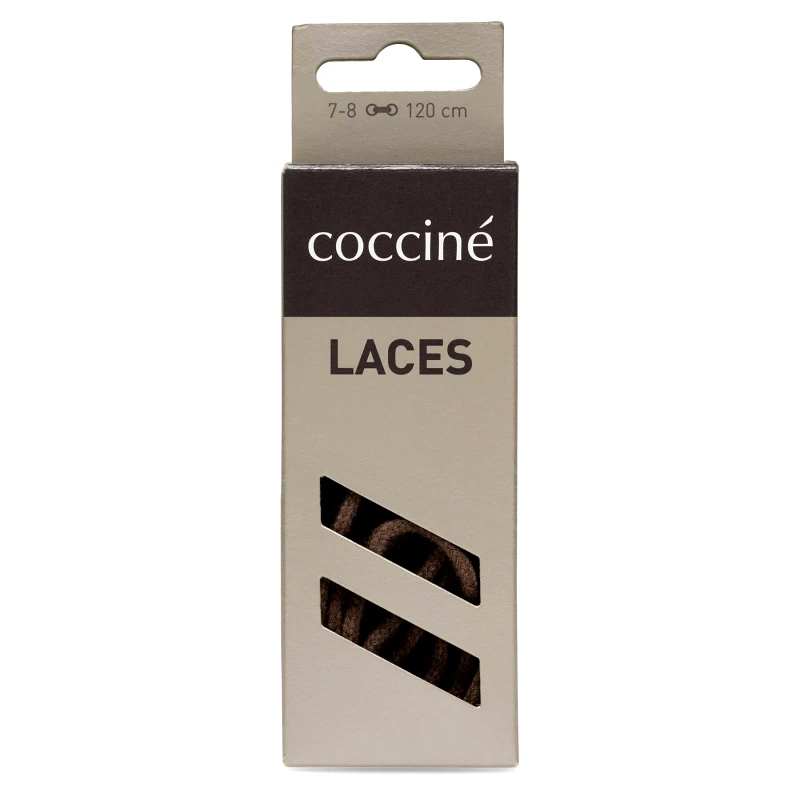 Coccine Κορδόνια παπουτσιών Coccine SZNUROWADŁA 120 cm F3 BAWEŁNIANE v.AZ Καφέ