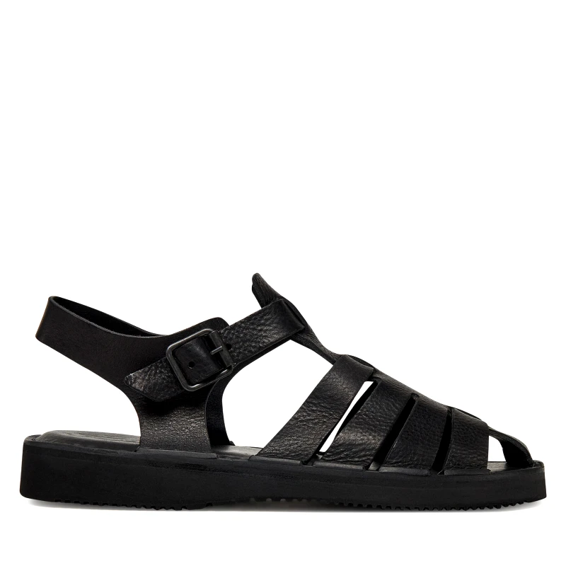 Fracap Σανδάλια Fracap Vegetan D038 Μαύρο