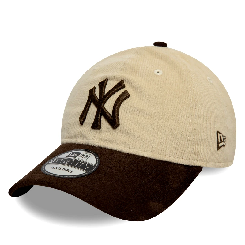 New Era Καπέλο Jockey New Era New York Yankees Mlb Premium Cord 9Twenty 60595308 Μπεζ