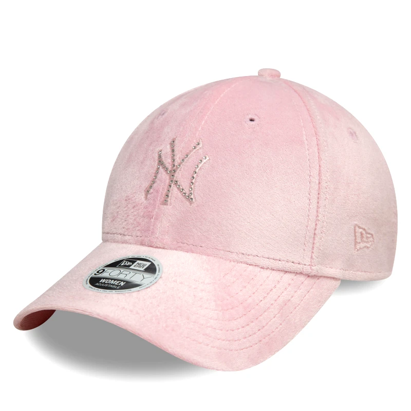 New Era Καπέλο Jockey New Era New York Yankees Diamante Velour 9Forty 60595353 Ροζ