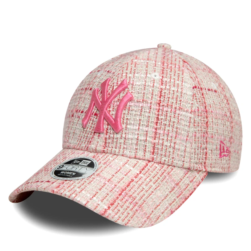 New Era Καπέλο Jockey New Era New York Yankees Tweed 9Forty 60595382 Ροζ