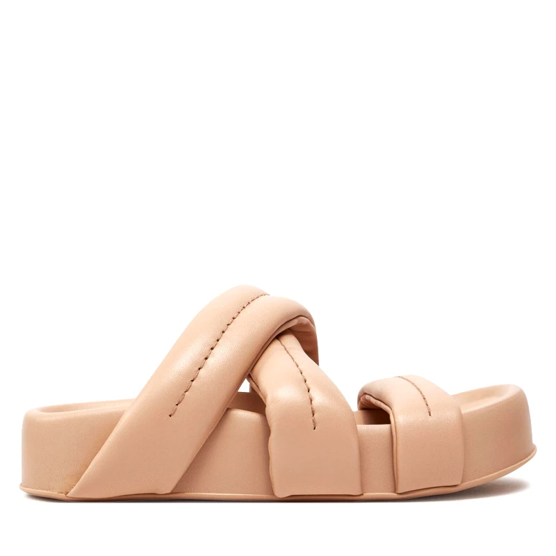 AGL Παντόφλες AGL Jane D685001PGSOFTY0551 Μπεζ