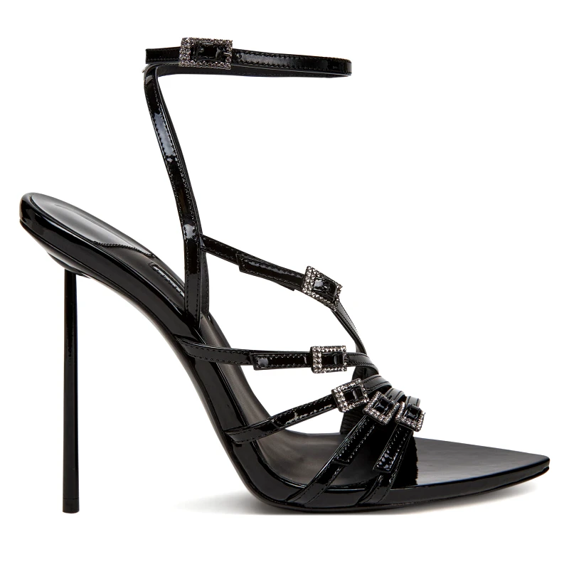 Le Silla Σανδάλια Le Silla 6617C100BLPPKAB Μαύρο