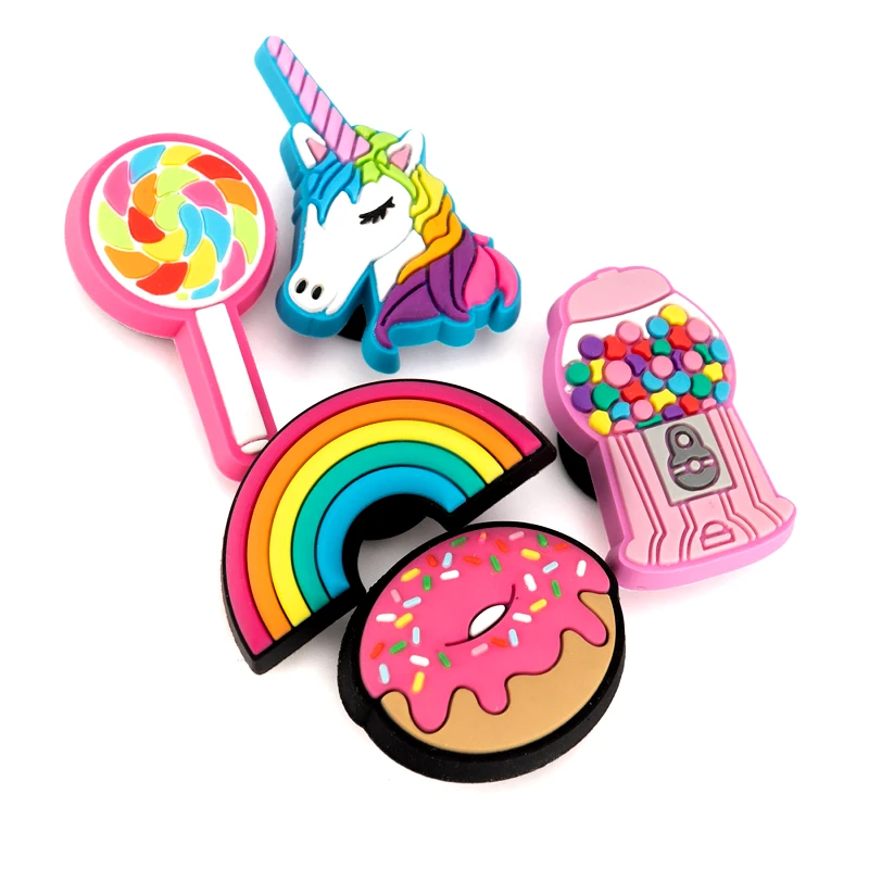 Crocs Διακόσμηση παπουτσιών Crocs EVERYTHING NICE 5 PACK 10008657 Ροζ