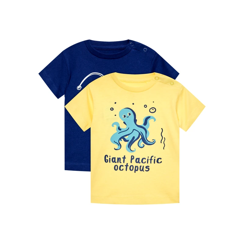 Zippy Zippy Σετ 2 T-Shirts ZBBAP0303 23016 Έγχρωμο Regular Fit