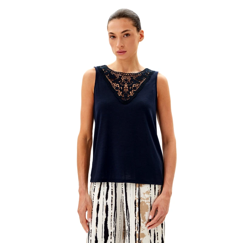 JDY JDY Τοπ Dodo 15296246 Σκούρο μπλε Regular Fit