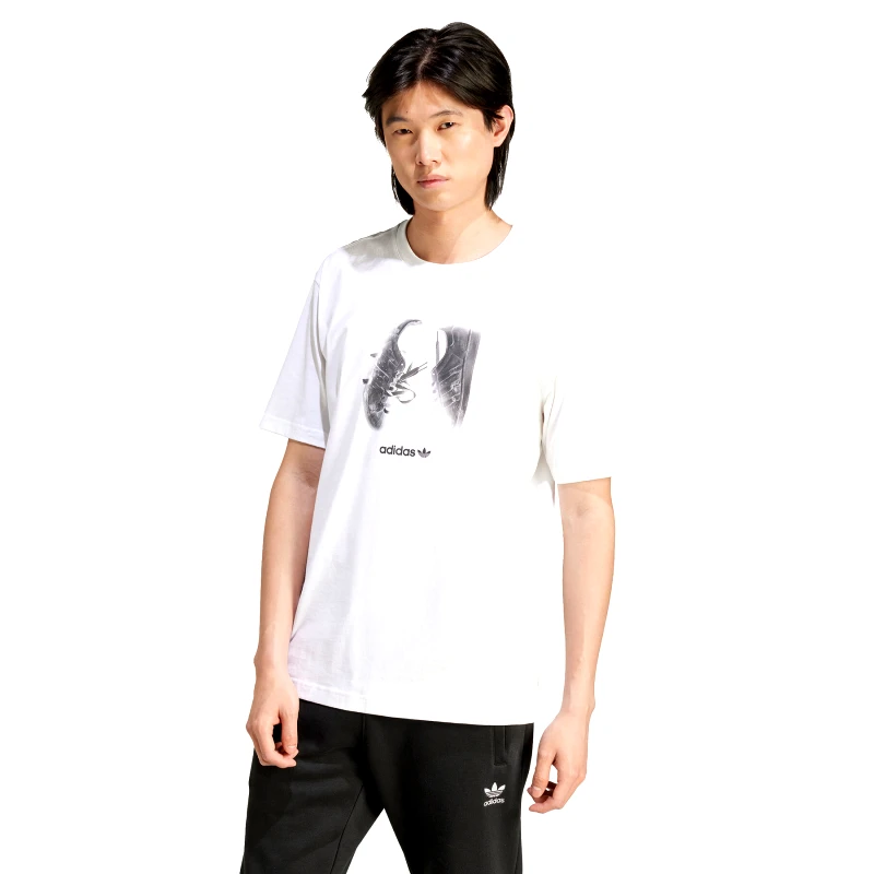 adidas adidas T-Shirt Supply Street IY3430 Λευκό Regular Fit