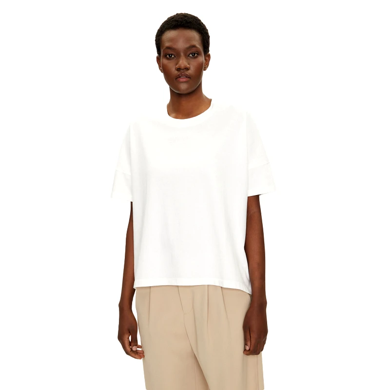 Bomboogie Bomboogie T-Shirt TW7441TJOR5 Λευκό Relaxed Fit