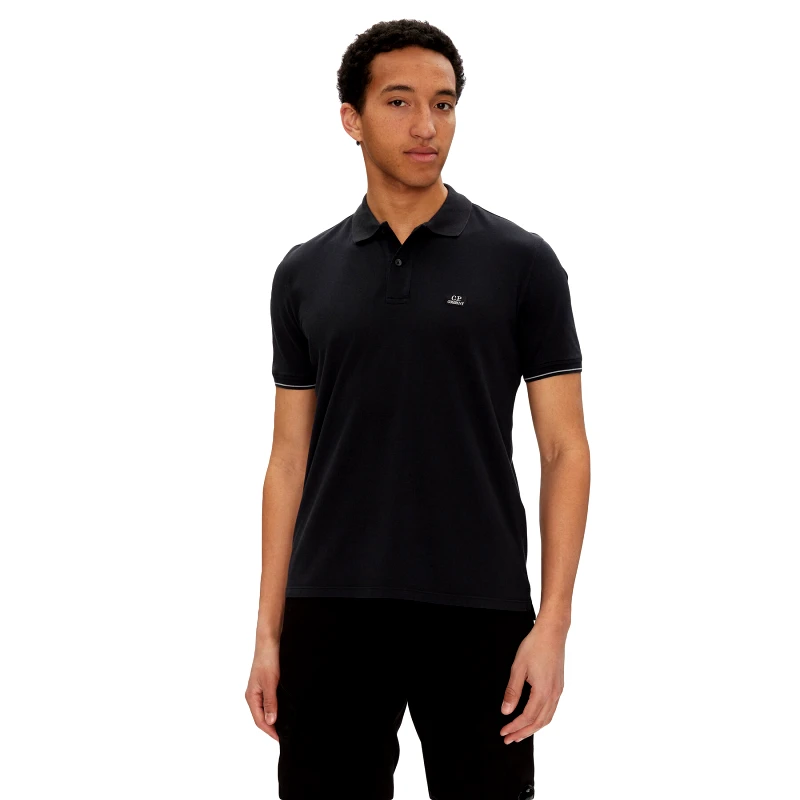 C.P. Company C.P. Company Polo 18CMPL130A006263G Μαύρο Regular Fit