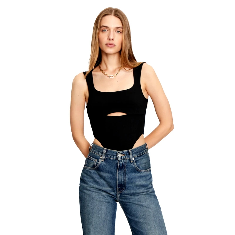 ViCOLO ViCOLO κορμάκι TS0377 Μαύρο Slim Fit