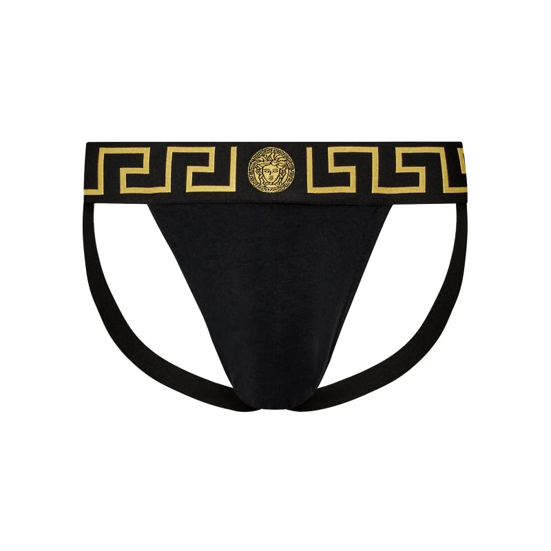Versace Versace Σλιπ Jock Strap AUU01017 1A10011 Μαύρο