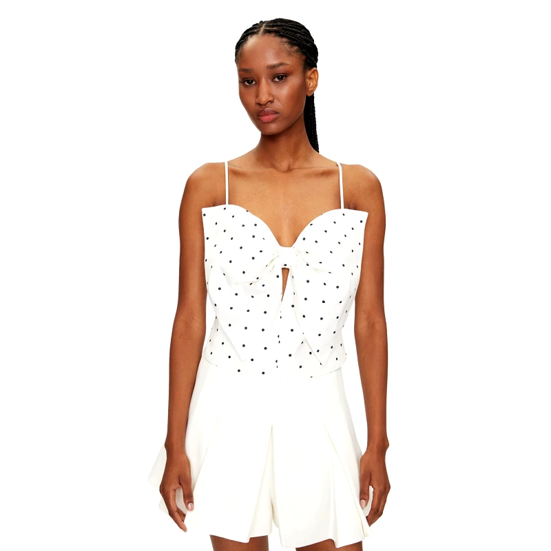 Bardot Bardot Τοπ Vieda 59755TB Λευκό Regular Fit