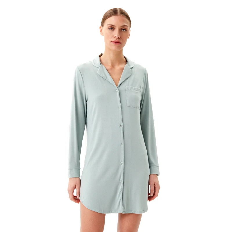 Hunkemöller Hunkemöller Νυχτικό Essential 301472 Πράσινο