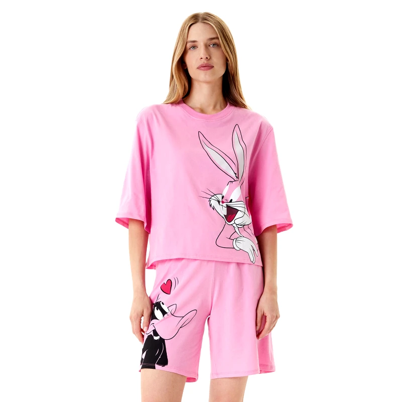 United Colors Of Benetton United Colors Of Benetton Πιτζάμα 30963P03W Ροζ Regular Fit