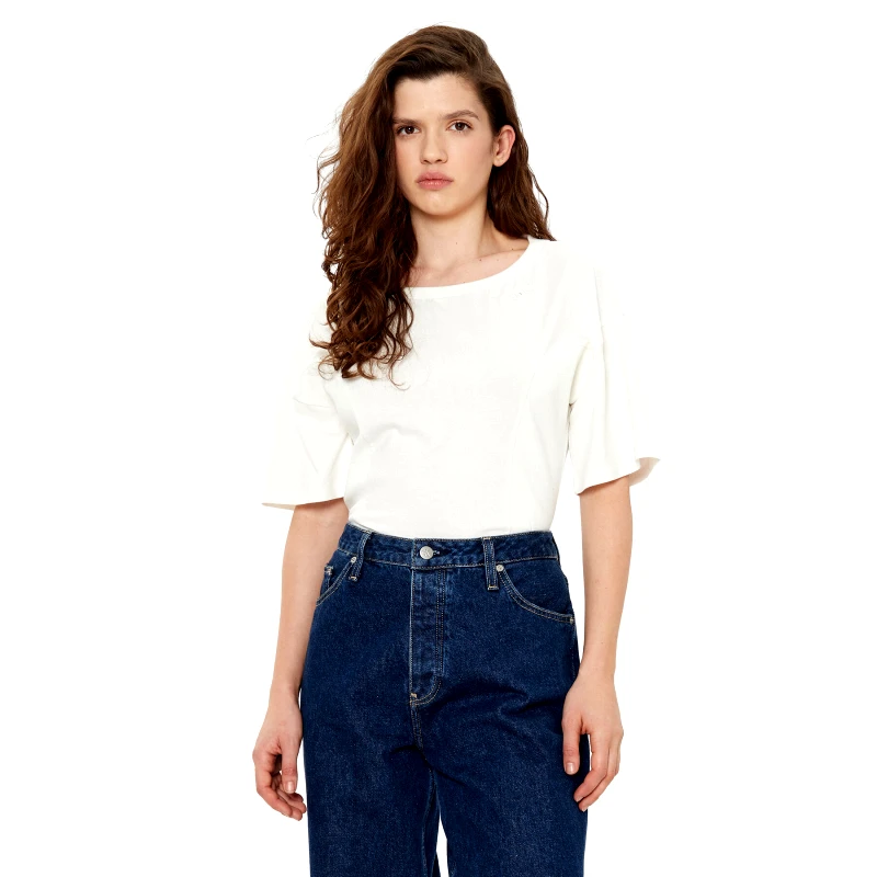 Liu Jo Sport Liu Jo Sport T-Shirt TA5108 JS003 Εκρού Regular Fit