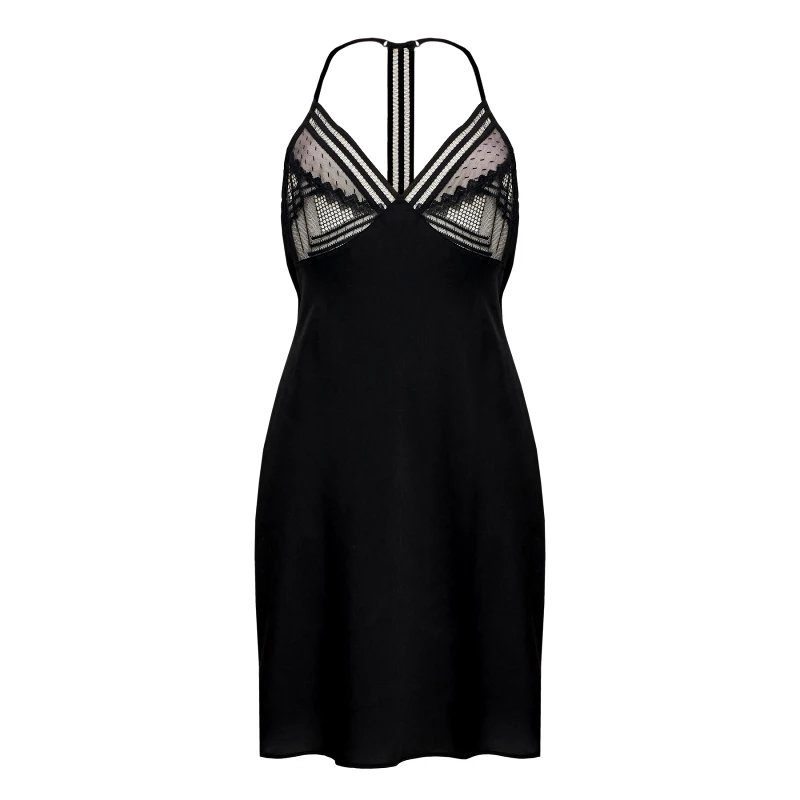 Passionata Passionata Νυχτικό Rodeo P42M40 Μαύρο Regular Fit