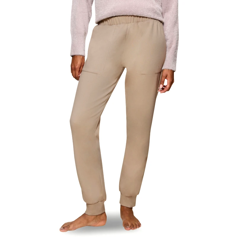 Triumph Triumph Παντελόνι πιτζάμας Smart Thermal 10221479 Μπεζ Regular Fit