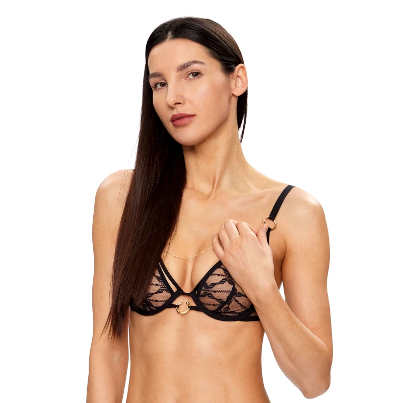 Chantelle X Chantelle X Σουτιέν με μπανέλα Xpression C05GMA Μαύρο