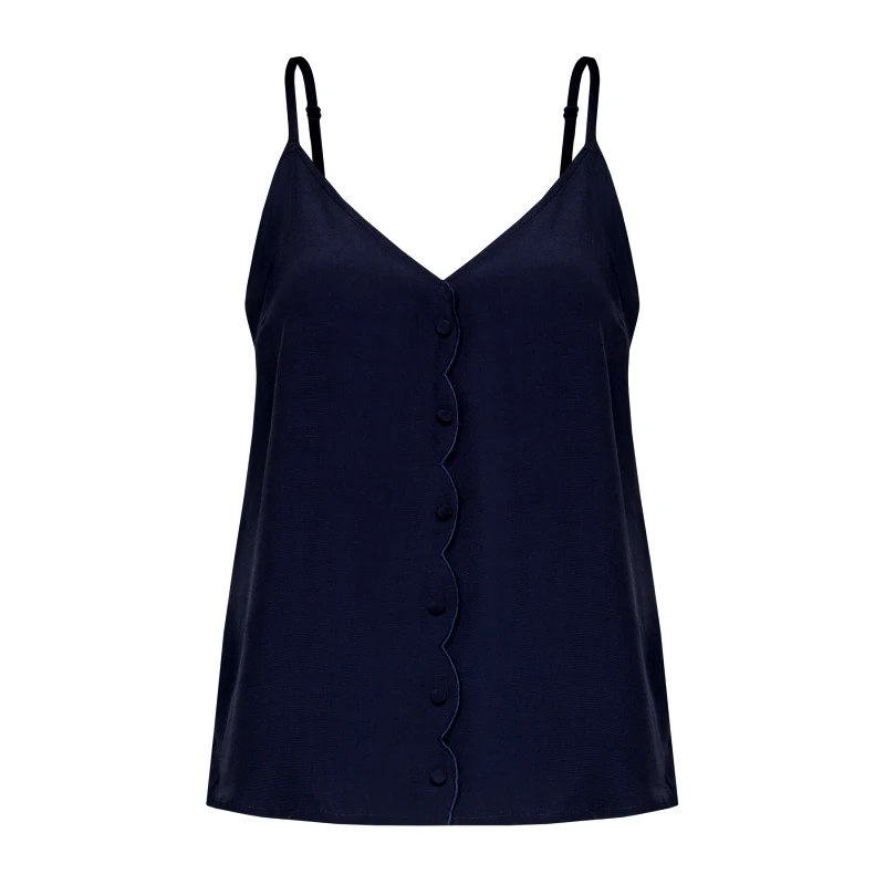 NAF NAF NAF NAF Τοπ Ilina C1 YHNC26 Σκούρο μπλε Regular Fit