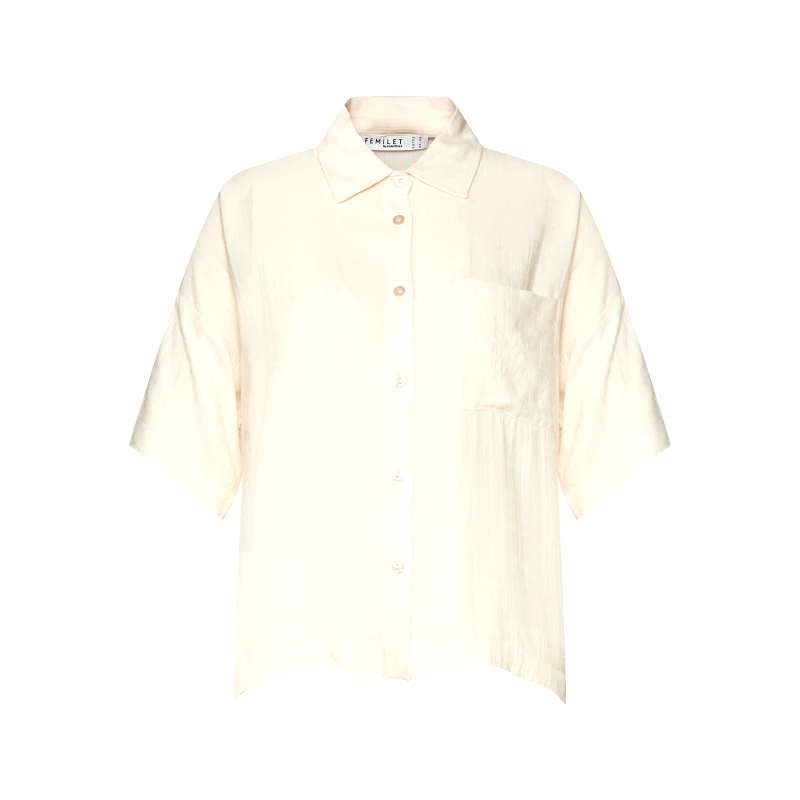 Femilet by Chantelle Femilet by Chantelle Μπλούζα πιτζάμας Layla FNAGJ5 Εκρού Regular Fit