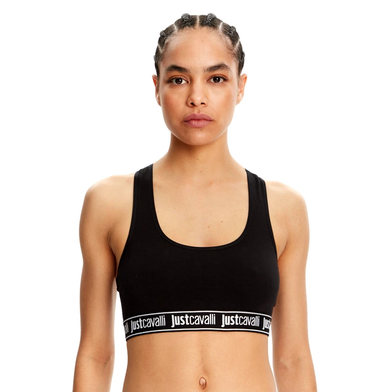 Just Cavalli Just Cavalli Σουτιέν τοπ 78PAJU02 Μαύρο