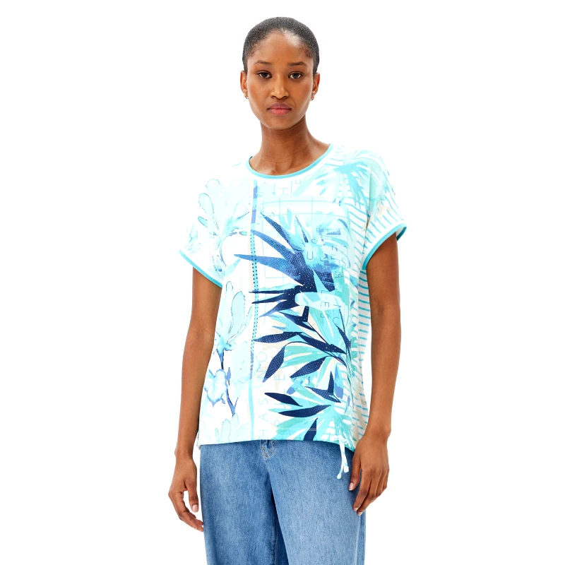 Olsen Olsen T-Shirt 11105047 Μπλε Regular Fit