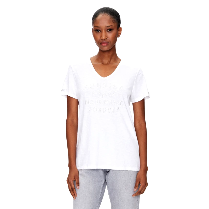 Olsen Olsen T-Shirt 11105057 Λευκό Regular Fit