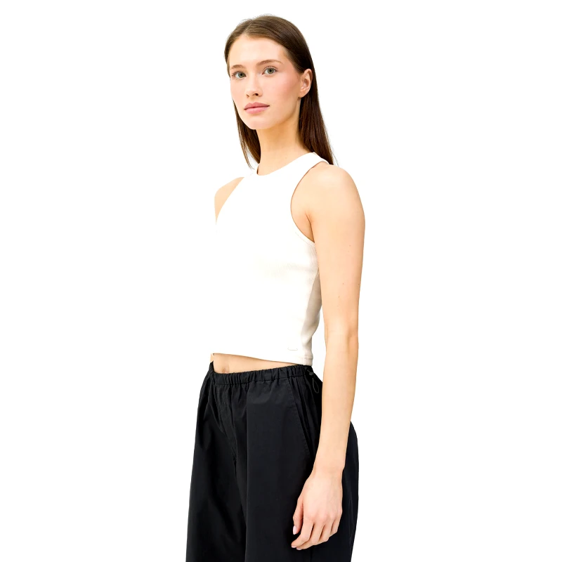 4F 4F Τοπ 4FWSS24TSLEF066 Εκρού Slim Fit