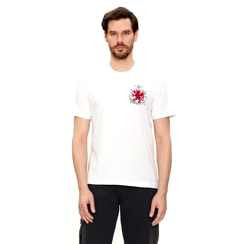 Aeronautica Militare Aeronautica Militare T-Shirt 241TS2201J629 Λευκό Regular Fit