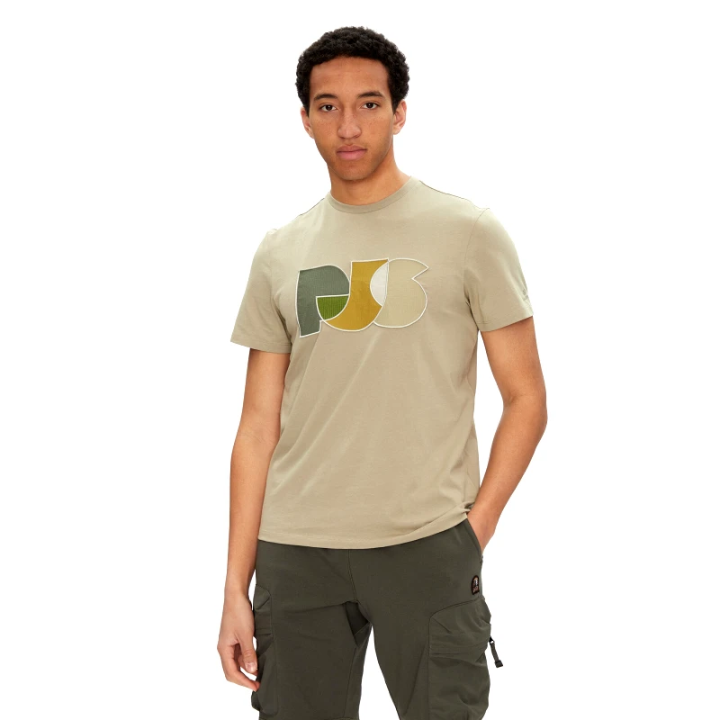 Parajumpers Parajumpers T-Shirt Leland 25SMPMTSGT09 Μπεζ Regular Fit