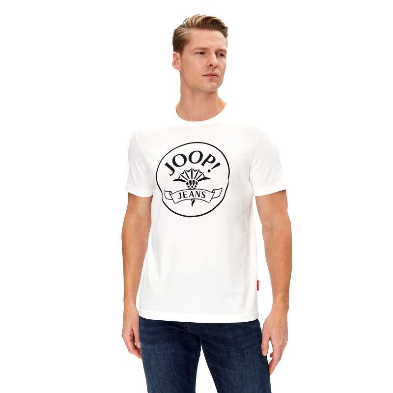 JOOP! Jeans JOOP! Jeans T-Shirt 30045679 Λευκό Modern Fit